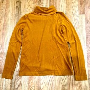 Uniqlo heat tech golden turtleneck